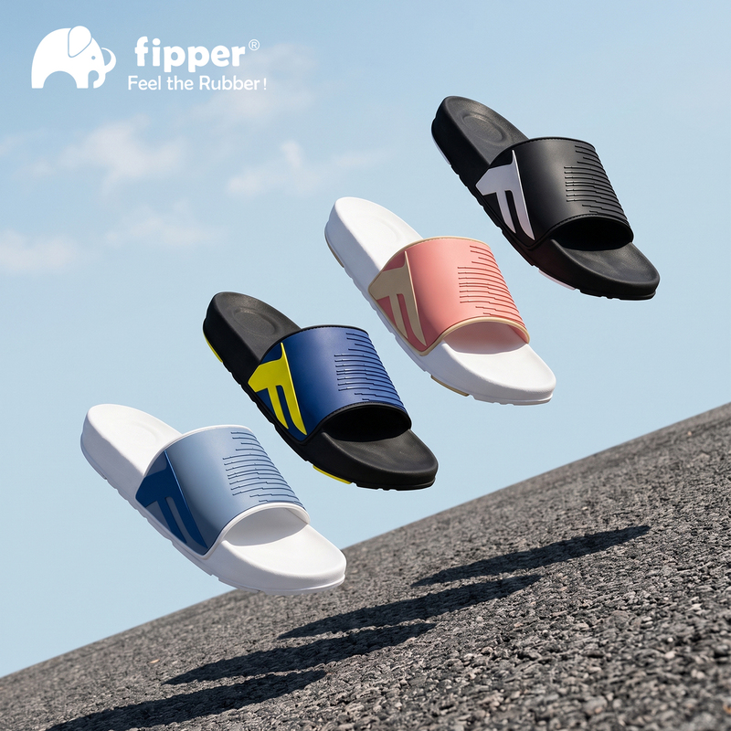 Fipper Flip-Flops Flex Men's and Women's Summer Outdoor Wear Comfortable Non-Slip Wear-Resistant Fashionable Casual Slippers