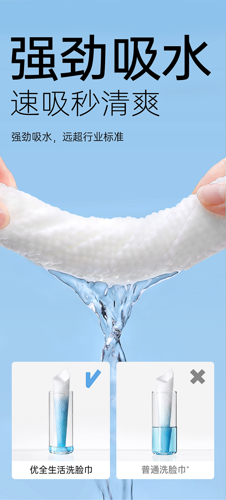 安享好物 安享B级洗脸巾-优全生活洗脸巾 国标