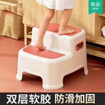 Plastic ladder step stool childrens face washing indoor small steps childrens hand washing baby pool washing climbing ladder anti-slip child