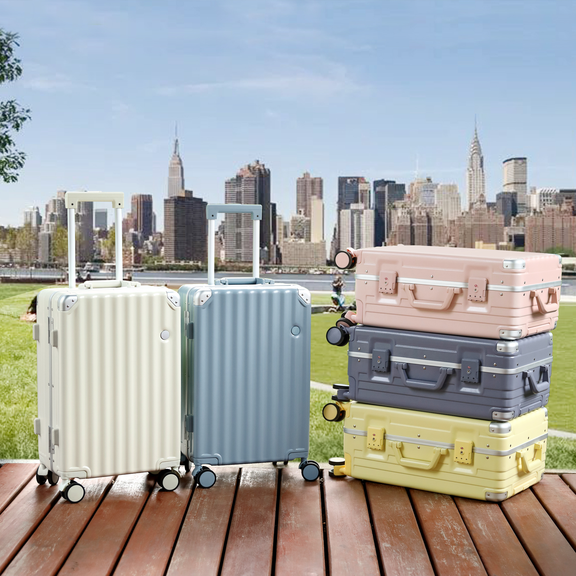 HETO Hetio luggage trolley case female 20 inch boarding case suitcase password 24 inch durable and fashionable