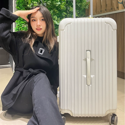 Вместительный и большой прочный чемодан для путешествий, популярно в интернете, увеличенная толщина