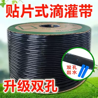 Double-hole drip irrigation belt agricultural patch drip pipe 16mm ground Fruit Strawberry corn greenhouse vegetable micro-spray irrigation