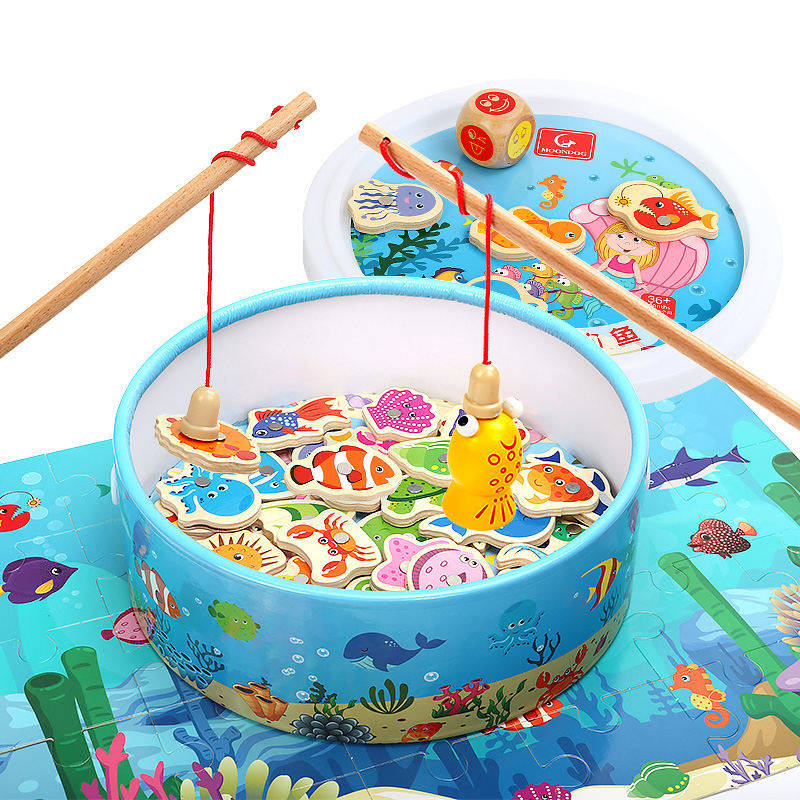 Baby fishing toy young child Magnetic 12-3-year-old boy suit 4-5 kid 6 girl child