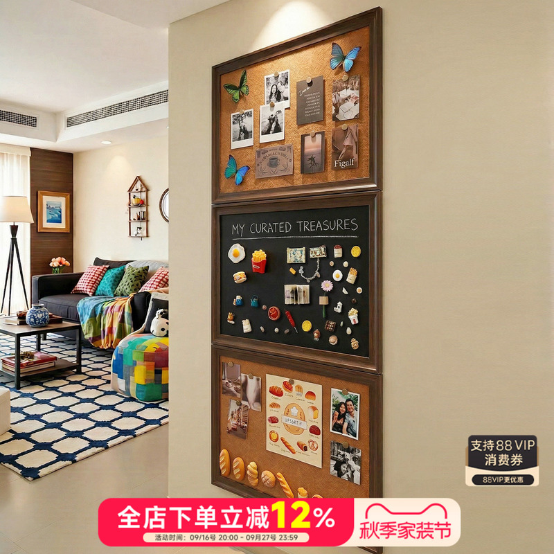 Magnetic Felt Board Decorative Painting, Antique Style DIY Creative Photo Wall, Entrance Hall Hanging Painting, Living Room Mural 2026 Magnetic Felt Board Decorative Painting, Antique Style DIY Creative Photo Wall, Entrance Hall Hanging Painting, Living Room Mural 2026