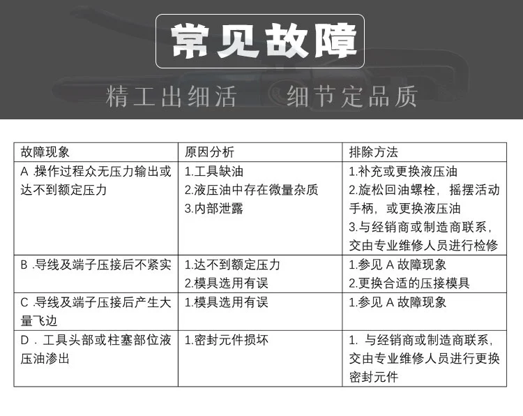 Kìm thủy lực Yuanyang Kìm uốn kìm thủ công kìm mũi đồng 70120240 Kìm đầu cuối khuôn đen Kìm thủy lực nhỏ