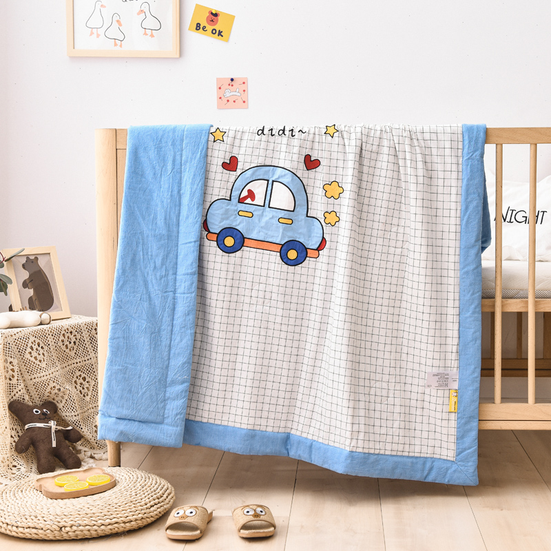 Class A baby quilt pure cotton cool quilt baby children's kindergarten 120x150cm spring and autumn quilt core air conditioner quilt summer