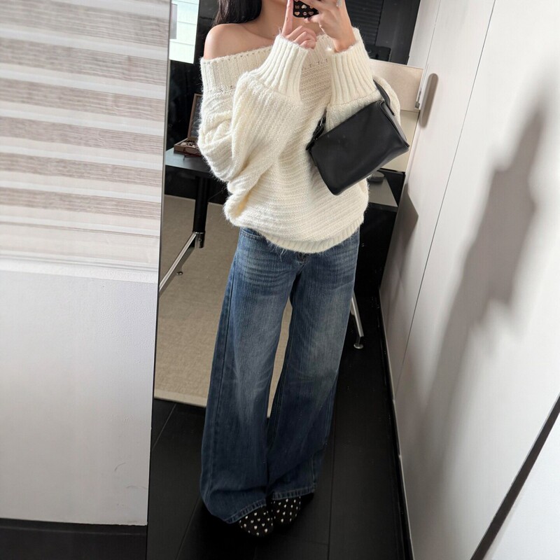 American-Style Bamboo Pattern Wide-Leg Jeans for Women 2026 Early Autumn New Plus-Size Fat mm (Short Height) Hip-Covering Slimming Straight-Leg Floor-Length Pants American-Style Bamboo Pattern Wide-Leg Jeans for Women 2026 Early Autumn New Plus-Size Fat mm (Short Height) Hip-Covering Slimming Straight-Leg Floor-Length Pants