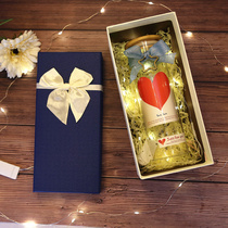 Wood Stopper Glass Lucky Stars Star Folding Paper Starry Sky Bottle Xu Willing Bottle Rafting Rainbow Bottle Finished Birthday Teacher Gift