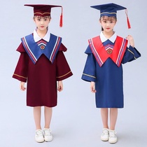 Bachelors suit Childrens kindergarten graduation dress photo Doctors suit June 1 performance costume New Years Day National Day photo