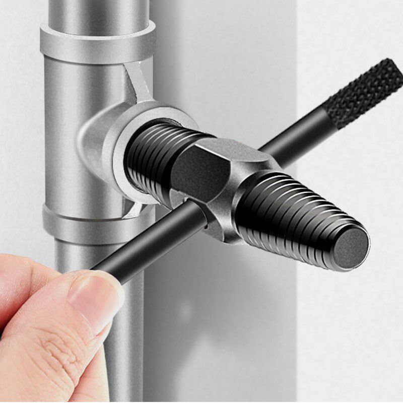 Broken wire extractor 4 6 water splitting tap angle valve screw tap anti-tooth anti-wire water pipe severed head broken pipe extractor