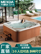 MasterCard luxury surfing jacuzzi home user external hot spring SPA spa pool constant temperature villa bath