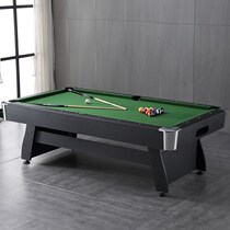 American Black Eight Entertainment Indoor Nine Balls Billiard Table Billiard Table Standard Type Home Adult Ping Pong Table Three-in-one Multifunction