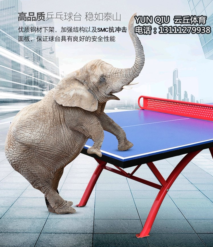 Yunqiu home community square school table tennis SMC table tennis table outdoor standard waterproof sunscreen table case