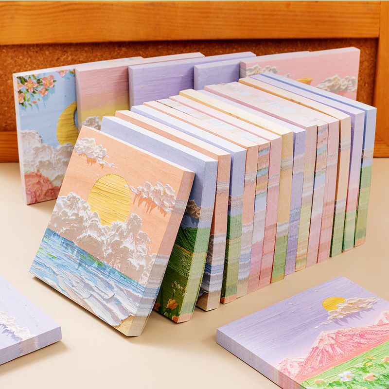 Day Department Convenience Stickers Ins Wind Learning Supplies Brief Stickiness Strong Cute High Face Value Fairy Gas Convenience Stickler Oil Painting