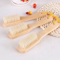 Shoe brush soft fur fur fur special wooden handle shoe brush washing brush board floor brush household multifunctional shoe brush