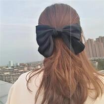  Bow super Korean spring clip sweet adult wild fashion super fairy top clip net U red head flower hair