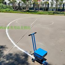 Line warning track and field dust line construction site artifact vehicle playground school marking construction road lime floor line drawing vehicle