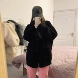 Черная бархатная демисезонная куртка, коллекция 2023, премиум класс, подходит для подростков, увеличенная толщина