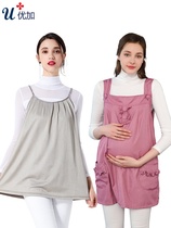 Full wear womens anti-maternity clothing inner summer large effective radiation silver suspender fiber code clothing shielding