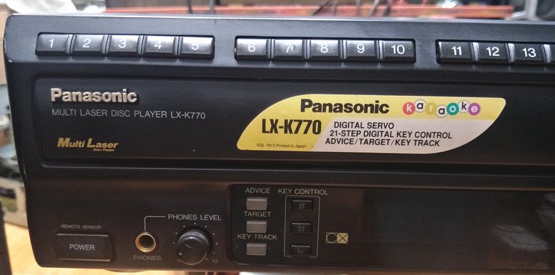 Originally installed Panasonic LX-K770EN large shadow machine second-hand LD CD machine laser machine