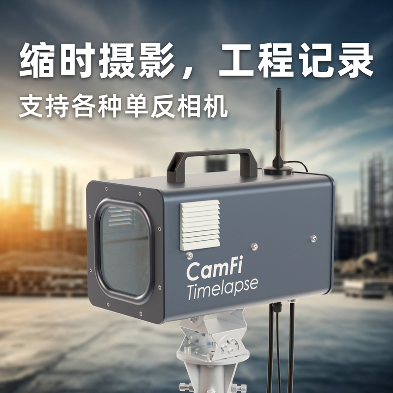 Slr Remote Control Time-Lapse Photography for Large-Scale Construction Projects, Automatically Uploaded to Cloud Photo Albums