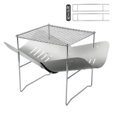 Титановая пожарная платформа на открытом воздухе Ultra -Slight Multi -функциональная нагревательная печь Бон NOES Печь для барбекю