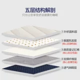 Силиконовый натуральный зимний детский матрас для школьников, увеличенная толщина