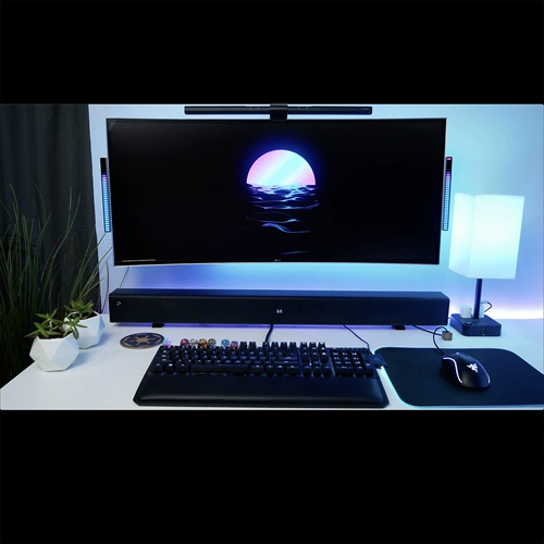 Звуковое управление пикап ритм светлый автомобиль атмосфера настольная стола RGB Light Colletion Creative Spectrum светодиод