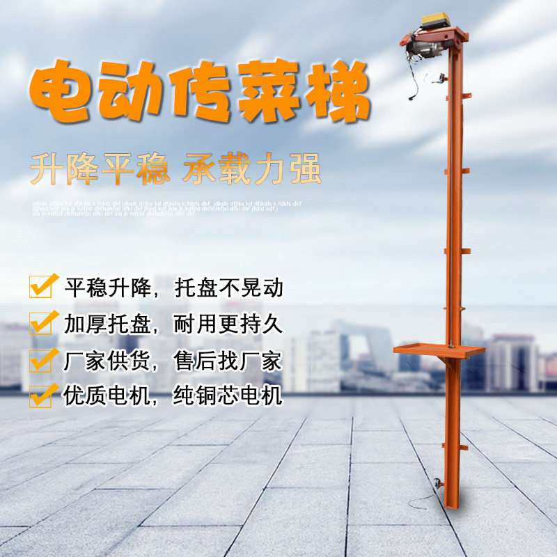 Electric Elevated Delivery Vegetable Ladder Fixed Lift Miniature Elevator Warehouse Home Custom Lifting Platform