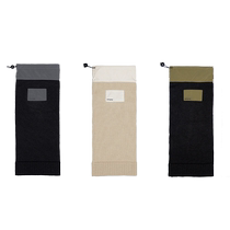 Shangsen Y2K socks workwear functional black drawstring leg covers autumn and winter womens versatile ins trendy pile socks for outer wear stockings