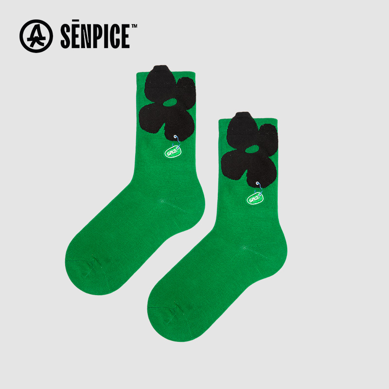 Socks Women in stock Sox fall Winter Winter High-cylinder Women's Sox Nets Red Net Red Stockings Lady Stockings Stockings Winter Cotton Socks