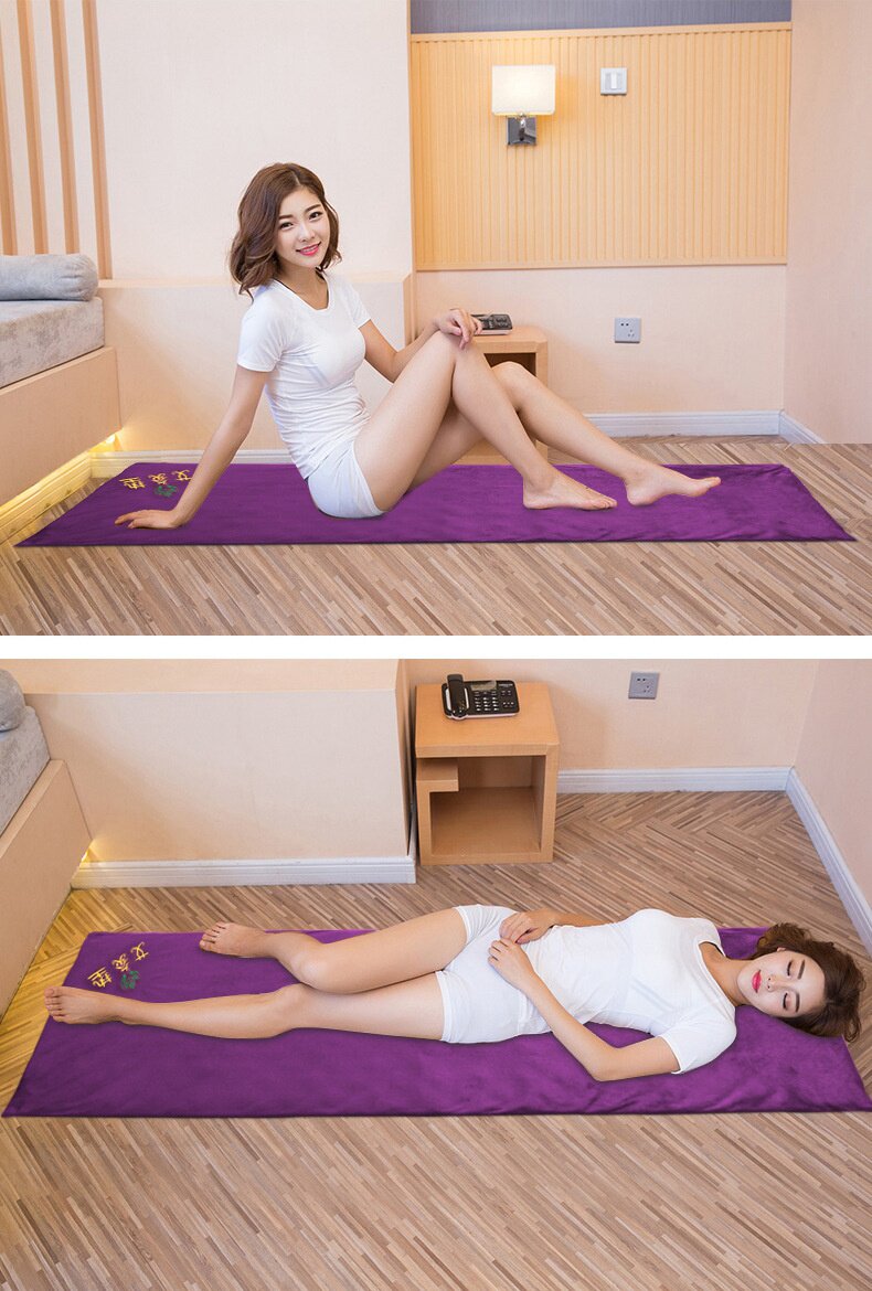 Electric heating moxibustion mat moxa velvet mattress heating blanket moxibustion blanket beauty mattress moxa grass mattress can lie on the back home