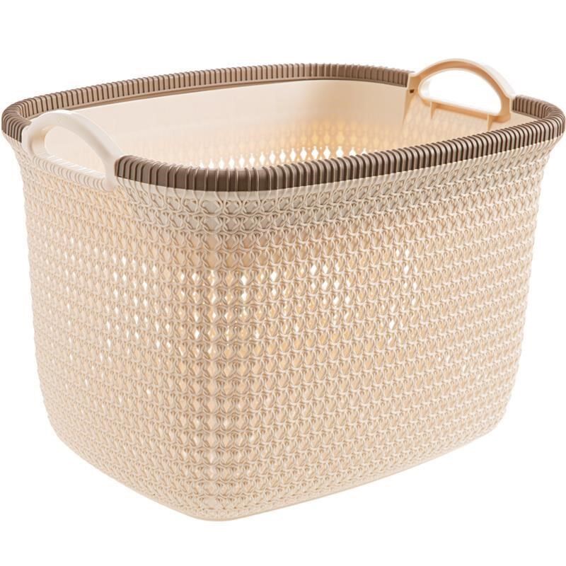 Storage baskets for socks, baskets, plastic storage baskets, desktop various storage artifacts, imitation rattan plastic baskets