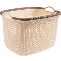 Storage box for socks basket plastic storage basket desktop various storage artifacts imitation rattan plastic basket
