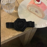 Большой черный аксессуар для волос с бантиком, универсальная белая ткань