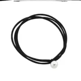 Южнокорейский товар из жемчуга, прочная черная резинка, простой и элегантный дизайн, изысканный стиль