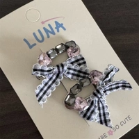 Черный клетчатый овальный ромбовидный узел