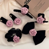 Горный чай, заколка для волос, высокий аксессуар для волос, акула, заколка-крабик, в корейском стиле