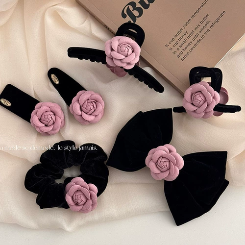 Горный чай, заколка для волос, высокий аксессуар для волос, акула, заколка-крабик, в корейском стиле