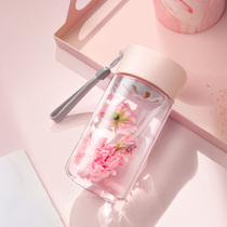  Biological water cup female summer children small portable handy cup Student cute simple high temperature resistant plastic cup