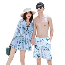 Couple Swimsuit Hot Spring 2024 New Couple Style Suit Sexy Swimsuit Beach Pants Seaside Vacation Swimsuit