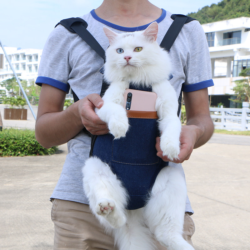 Cats out portable package with shoulder cat backpack summer dog bag packaged kitten bag breathable Teddy pet supplies