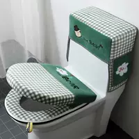 Комплект, зеленая шапка, 3 предмета