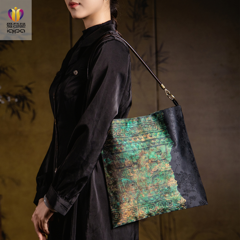 Aiqipa Xiangyun Gauze Bag Single Shoulder Bag Qingsu Zen Style Chinese Style Single Shoulder Handbag Storage Bag Aiqipa Xiangyun Gauze Bag Single Shoulder Bag Qingsu Zen Style Chinese Style Single Shoulder Handbag Storage Bag