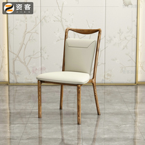 Funker Hotel Solid Wood Chairs Brief Dining Chair Home Dining Table Chairs Upscale Hotel Minimaux Backrest Stools
