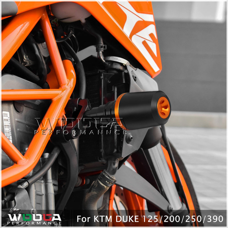 Suitable for KTM DUKE 250 390 modified body anti-fall ball engine protection rod anti-fall rod anti-collision rod