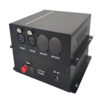 Audio Optical Transmitter 2-way 4-way 8 Luka Lennon head XLR Balanced Audio Light-end machine Single-direction analog Audio lotus RCA turn fiber extender tuning bench Background Music transmitter