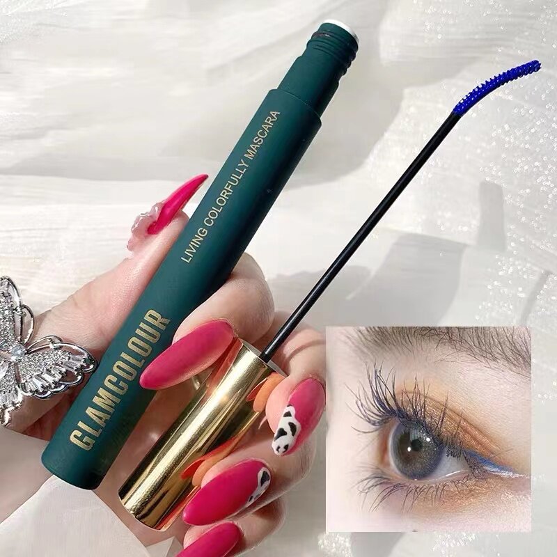 Li Jiaqi recommends colorful mascara fiber long curly and fine brush head extra-long waterproof without fainting and lasting no-makeup woman