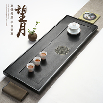 Wu Jinshi tea tray Household simple light luxury whole stone tea table Natural size Kung Fu tea tray Tea sea