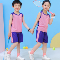 Boys sports suit short-sleeved summer clothes thin section childrens boys basketball clothes summer childrens running quick-drying